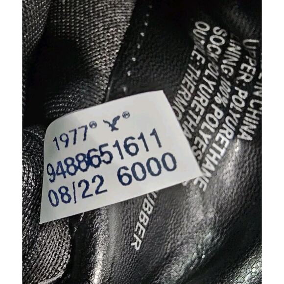 American Eagle Black Faux Leather Ankle Boots Booties Shoes Front Zip SZ 8.5 - Picture 12 of 12